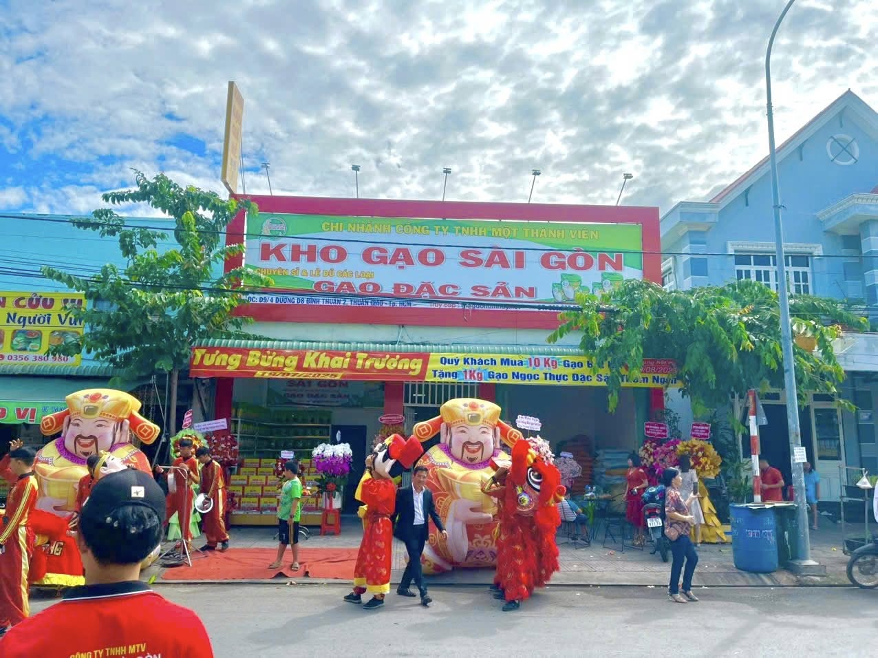 Đại lý gạo, kho gạo, vựa gạo Bình Dương