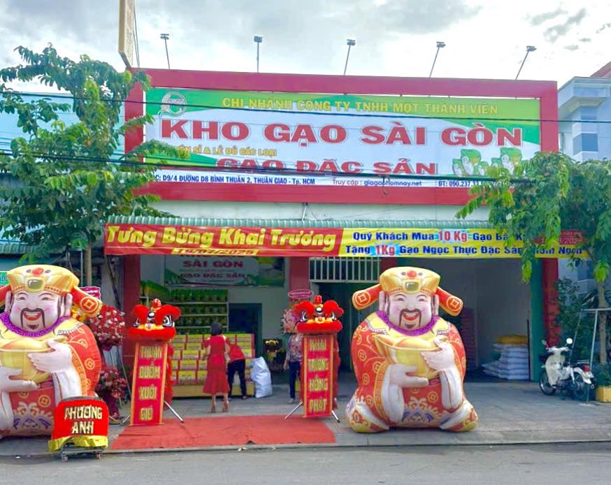 Đại lý gạo, kho gạo, vựa gạo sỉ ở Thuận Giao ( Bình Dương cũ) của Kho gạo Sài Gòn