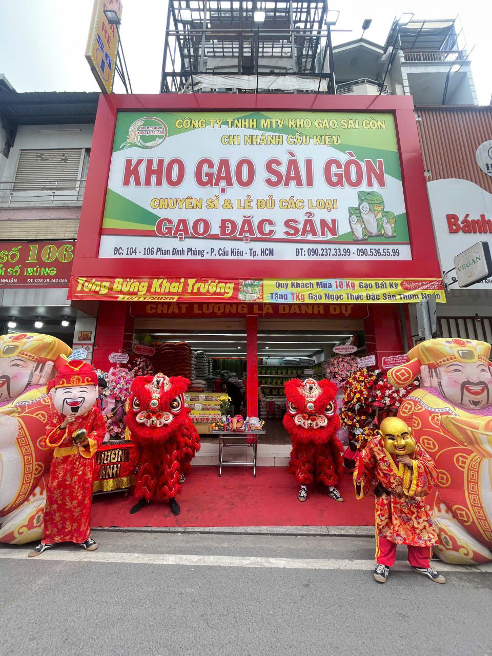 Cửa hàng đại lý gạo quận Phú Nhuận của Kho gạo Sài Gòn